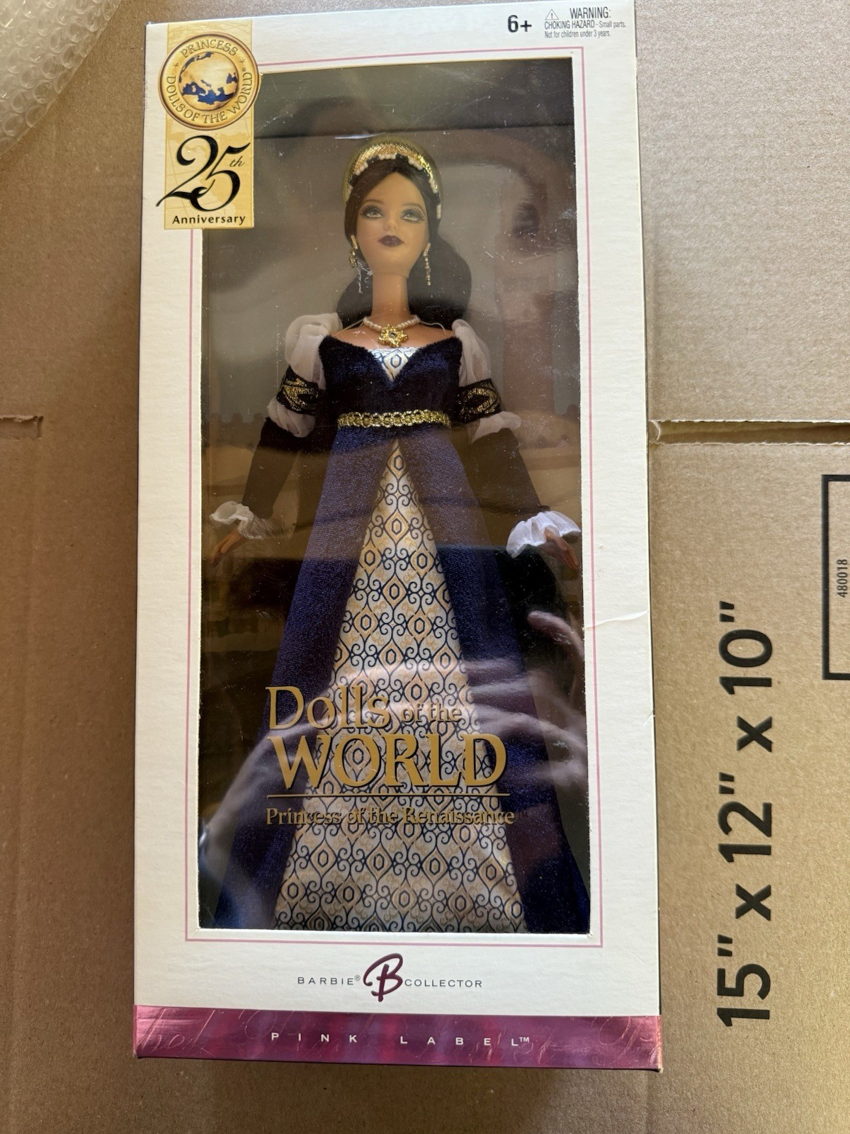 Mattel- Barbie Dolls of the World Princess Of The Renaissance- Pink Label