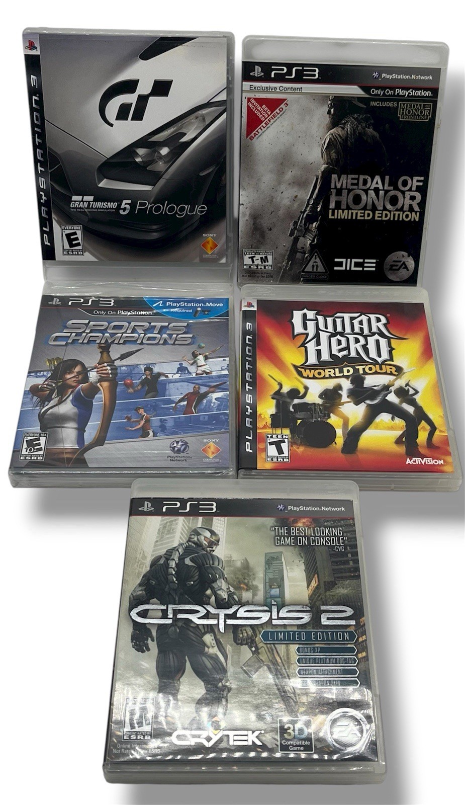Sony PlayStation PS3 Games Lot Bundle Of 5 Games Tested In Great Working Order