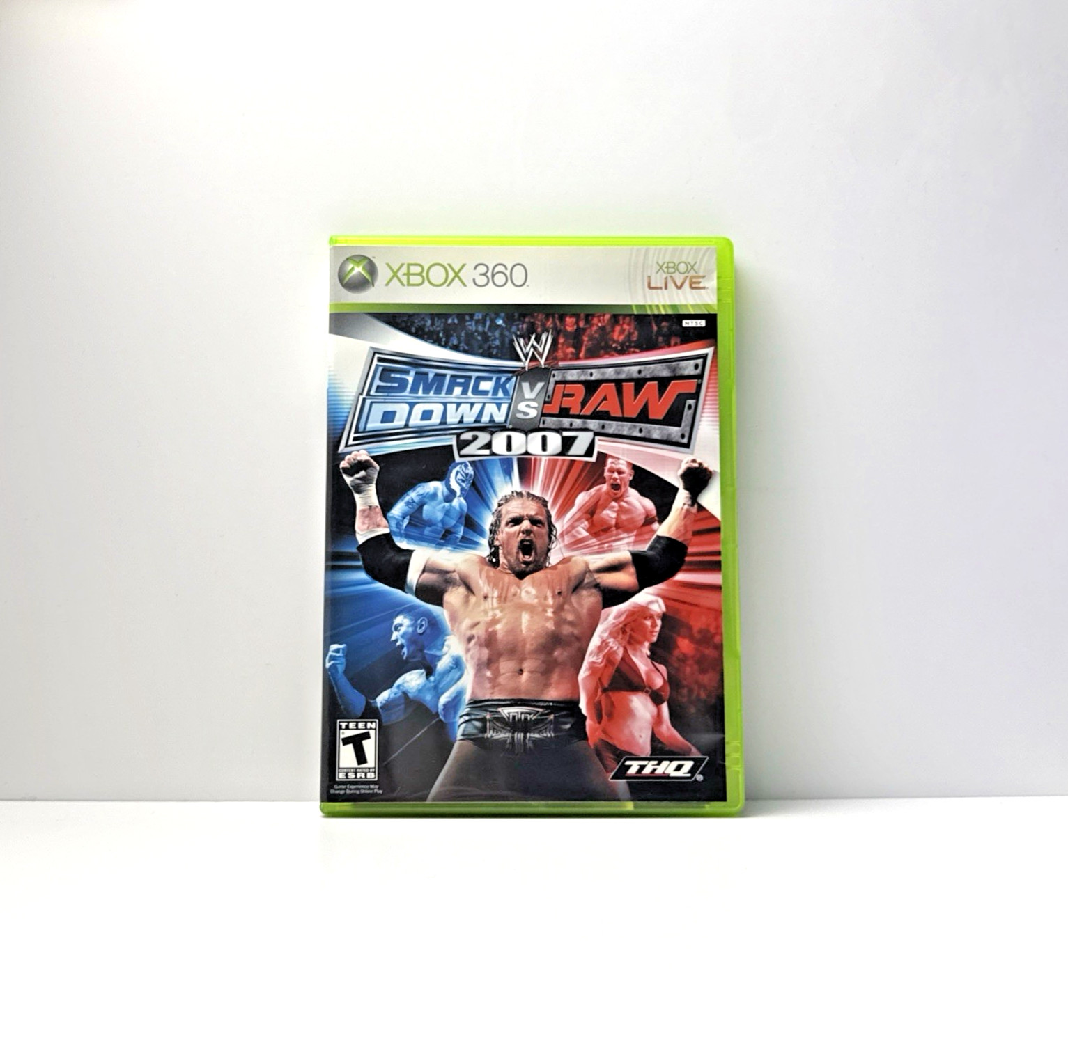 WWE Smackdown vs. Raw 2007 Microsoft Xbox 360 CIB Complete Refurbished & Tested