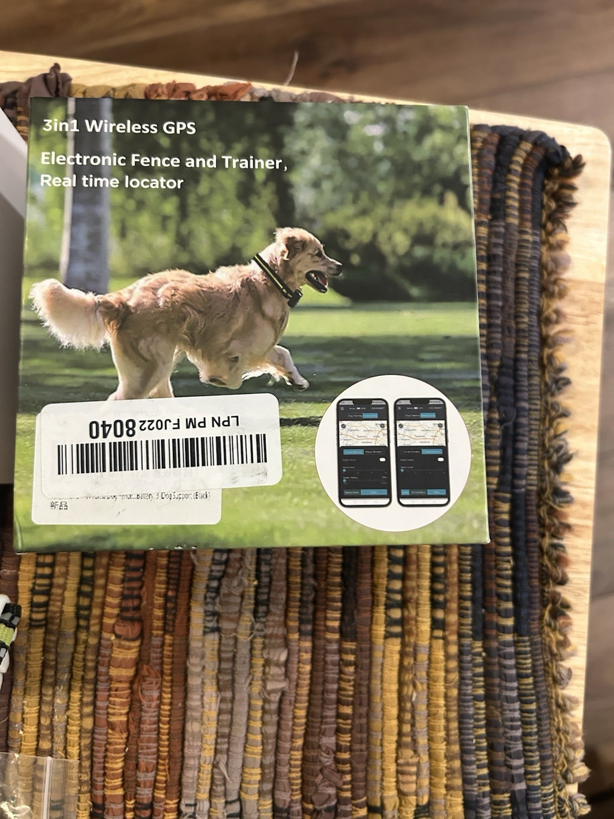 GPS Dog Tracker and Training Collar 3-in-1 Wireless Electronic Real Time Track