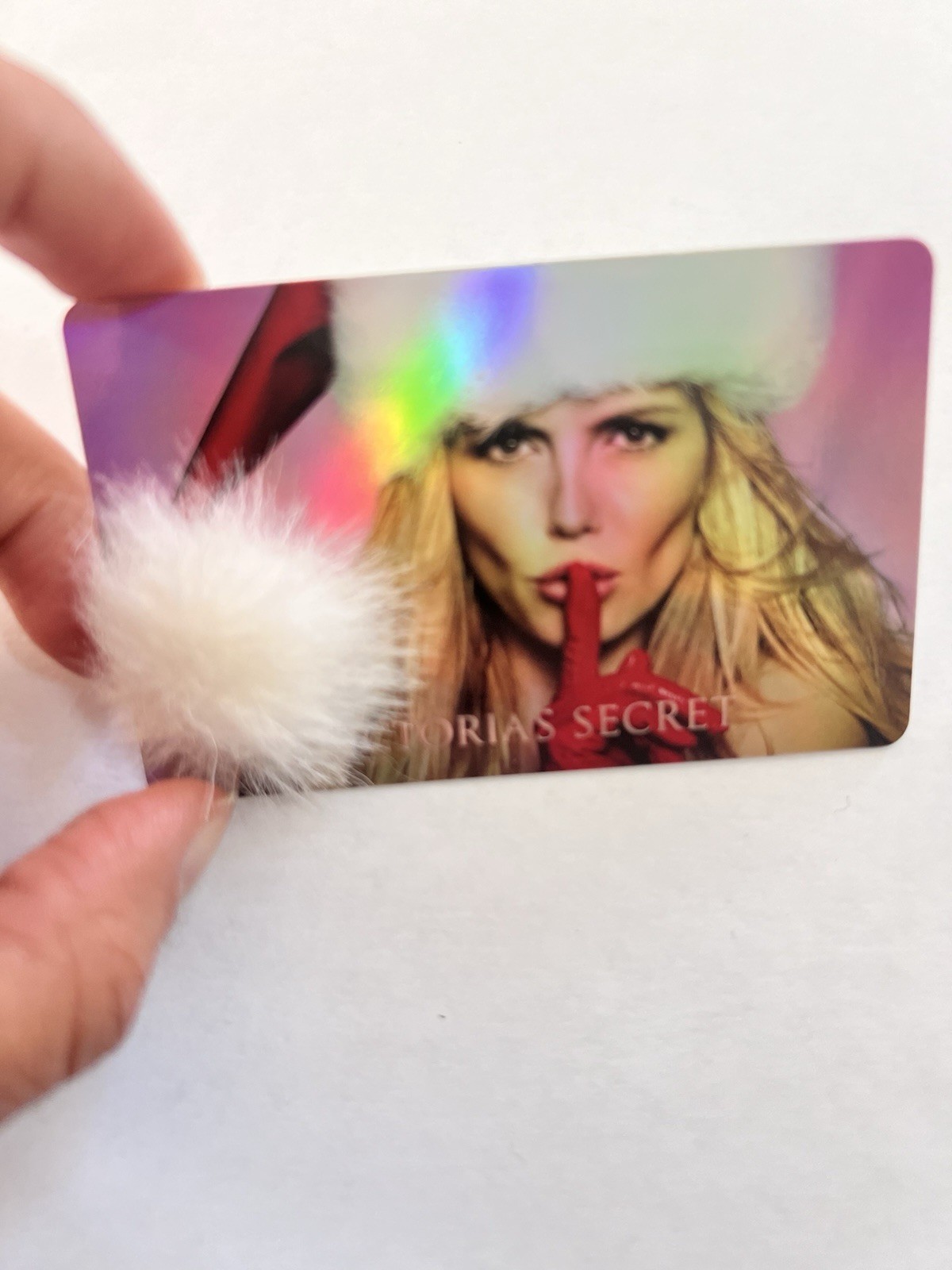 Vintage Heidi Collectible 3D Victorias Secret Gift Card With Pom Pom  ($0) Value