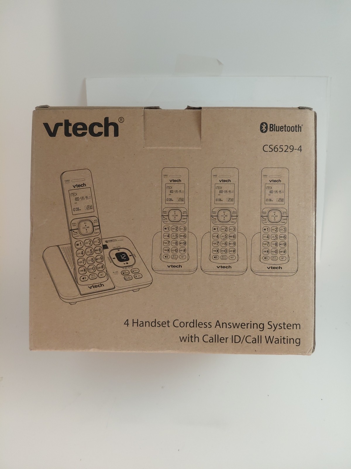 VTech DECT 6.0 Cordless Phone Answering System Caller ID Call Waiting 4 Handsets