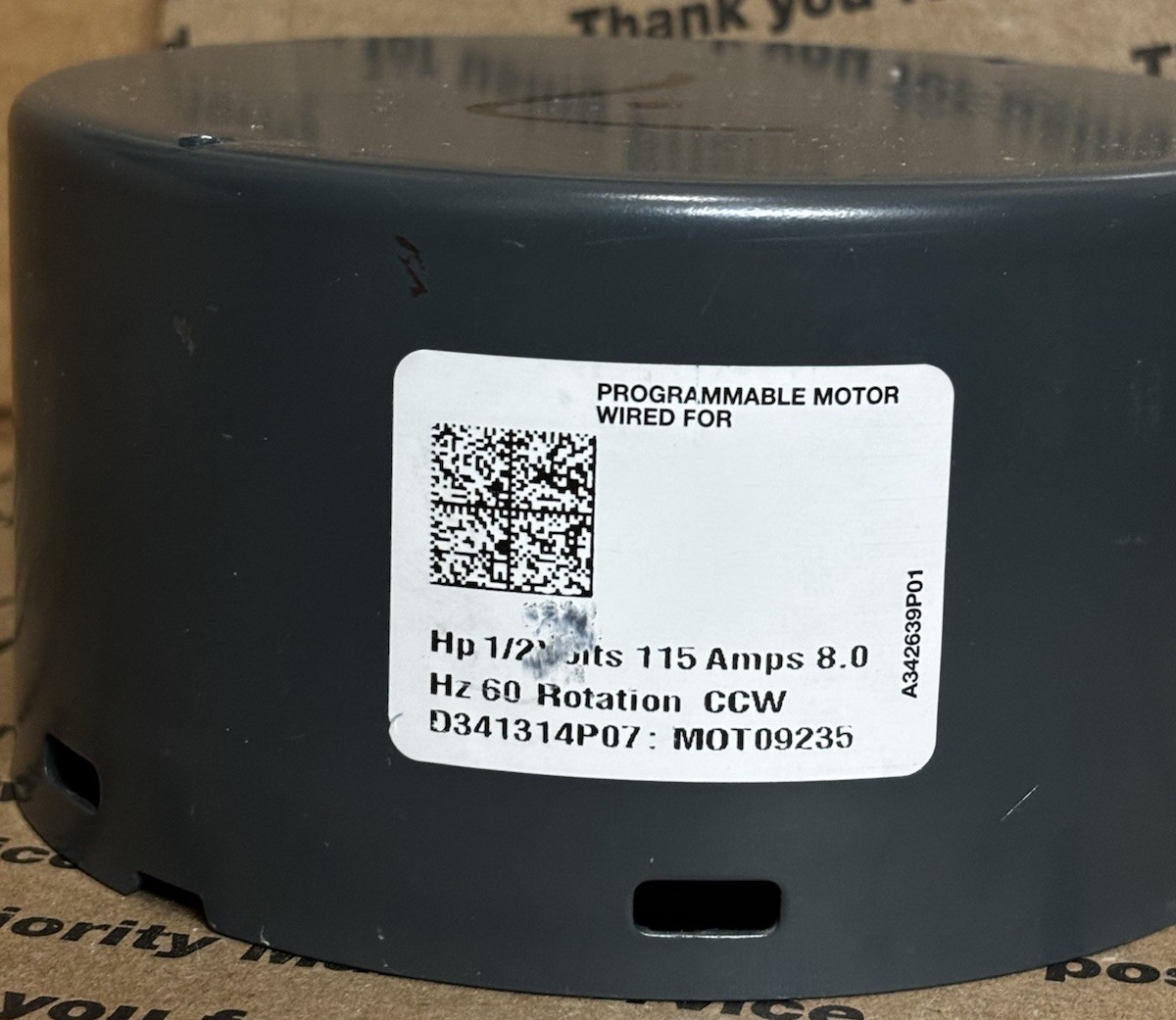 ECM 2.3 CN04 Only For TRANE D341314P07 MOT09235 1/2hp 115v 8a CCW 🔥Checked