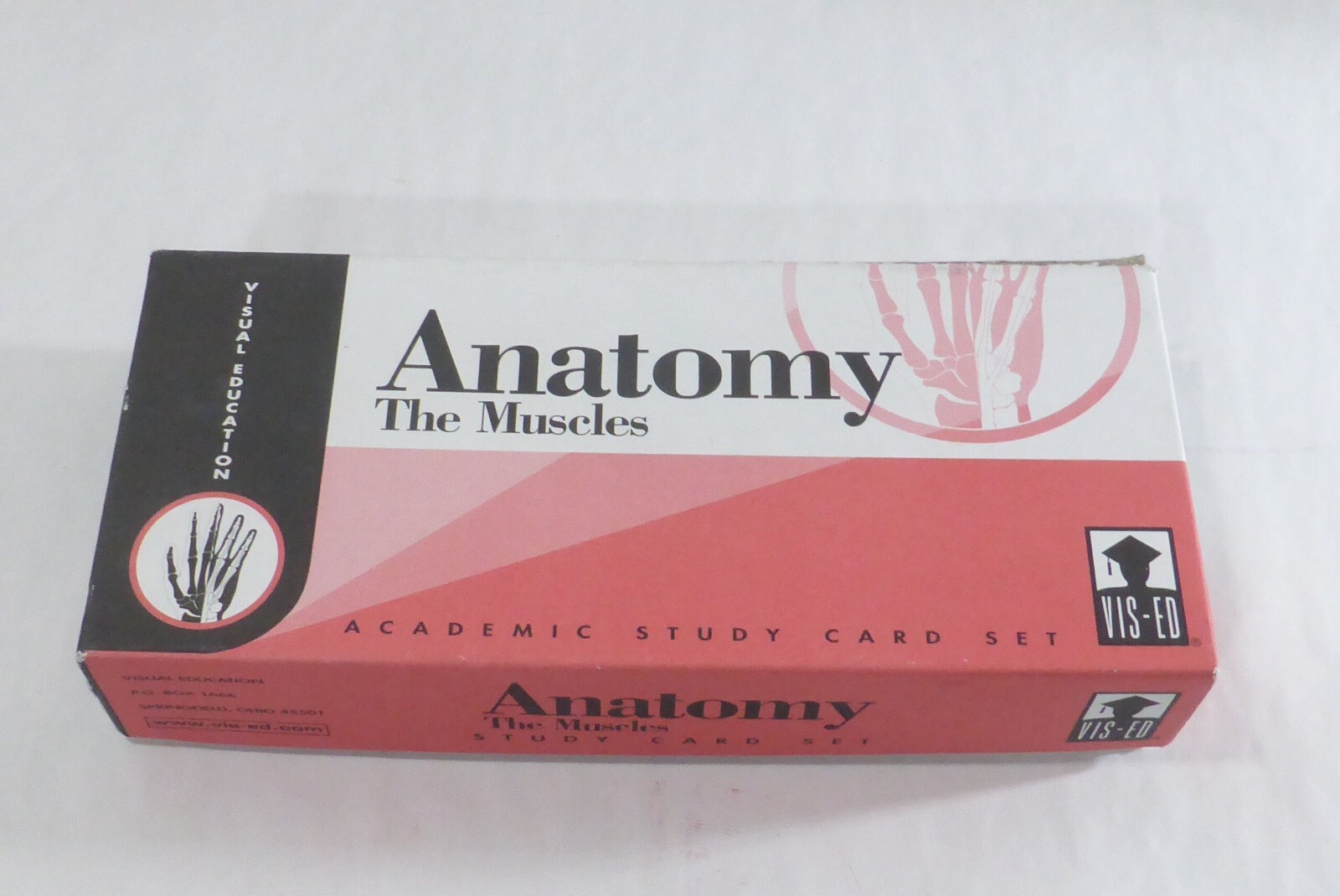 Vis Ed Anatomy The Muscles Academic Study Card Set 250 Cards Illustrations Facts
