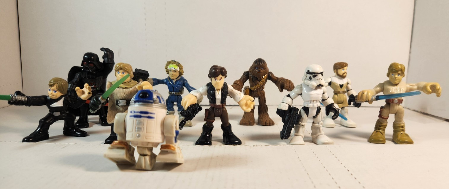 Star Wars Galactic Heroes  Action Figures  lot of 10