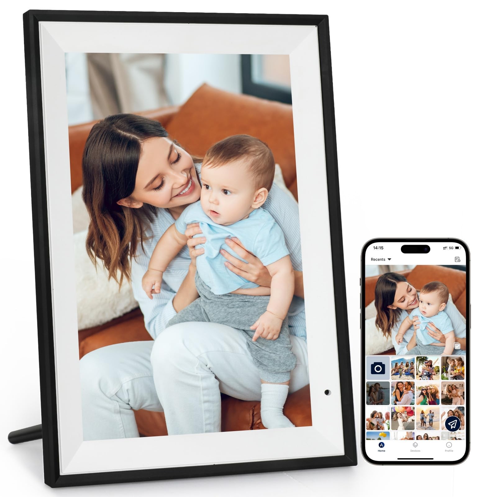 Digital Picture Frame 10.1 Inch IPS HD Touch Screen WiFi Smart Digital Photo ...