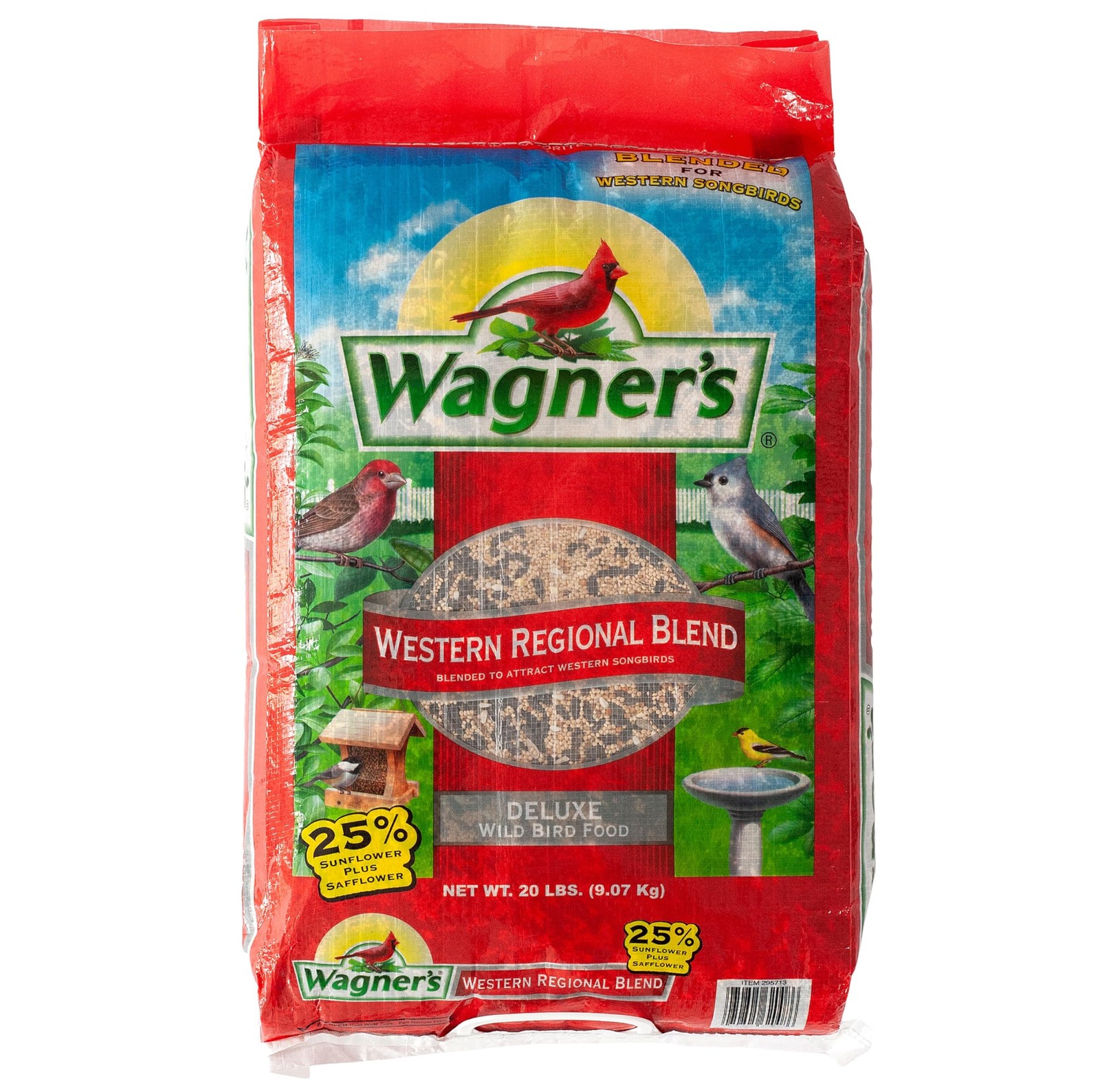 Western Regional Blend Wild Bird Food, 20 lb Bag - Premium Feed for Birds