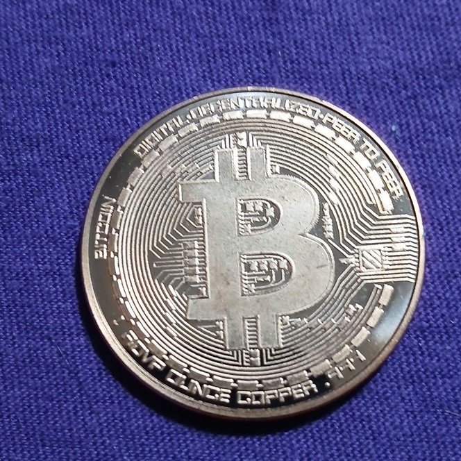 Bitcoin 1oz Copper round  Crypto-Collectible  coin