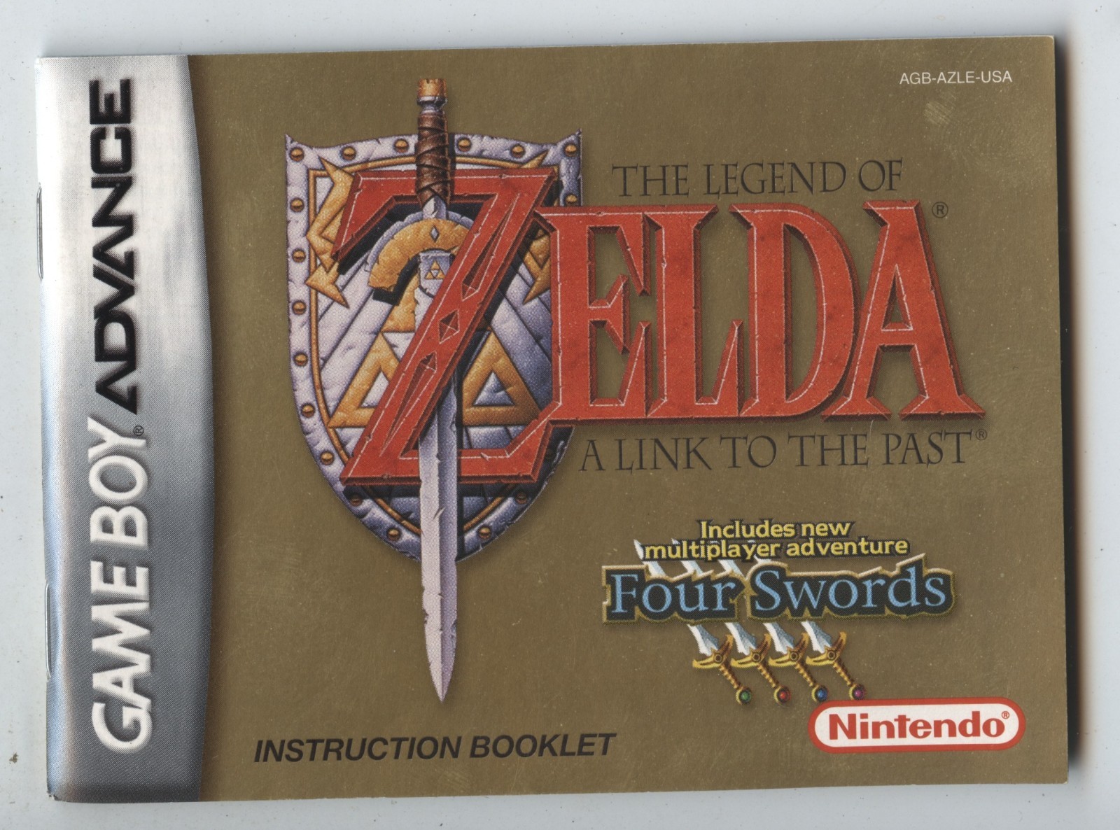 2002 Gameboy Advance Legend of Zelda Link To Past Instruction Booklet Nintendo