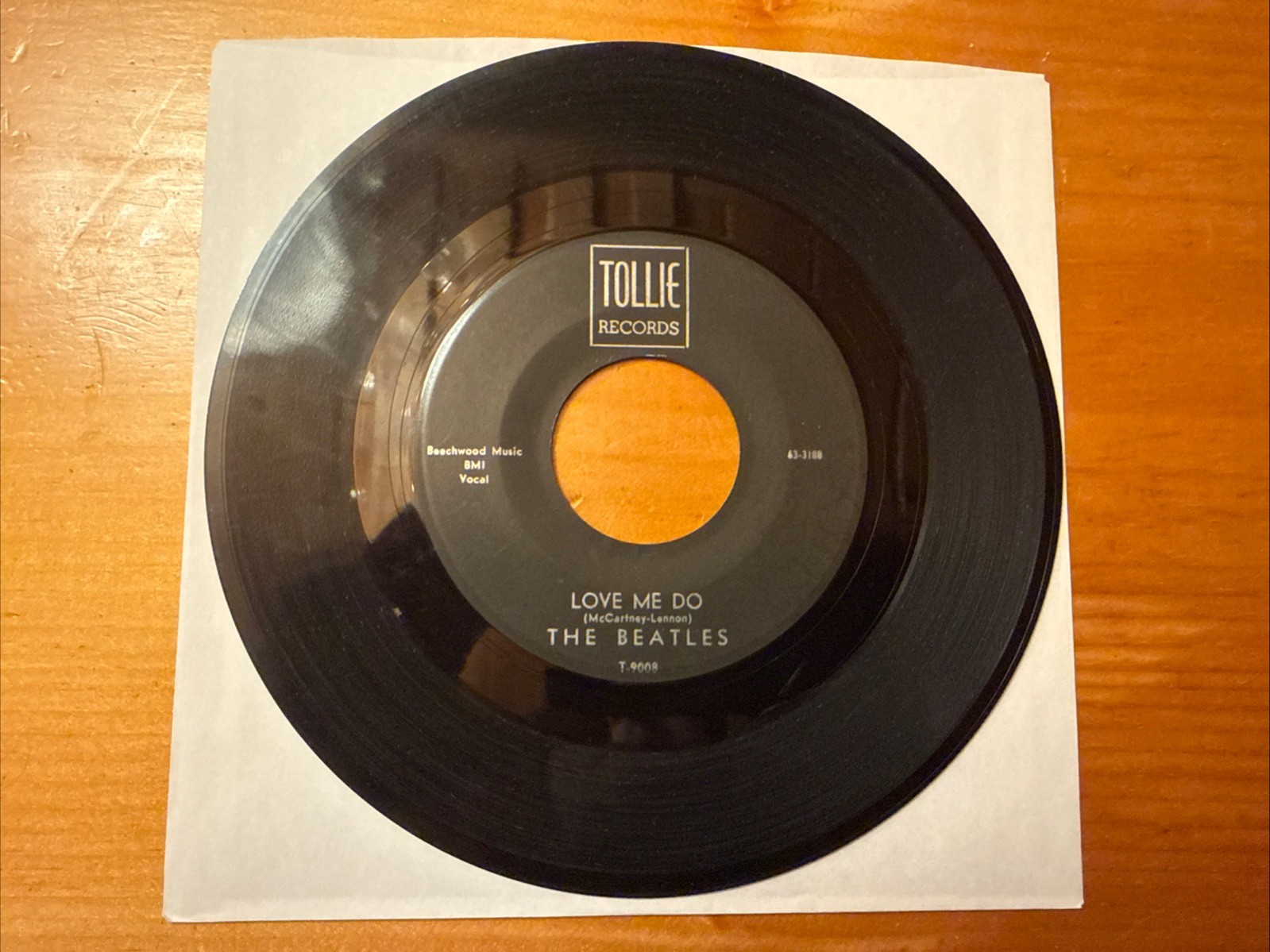 The Beatles ‎– Love Me Do 1964 Tollie T-9008 45 7” Vinyl VG