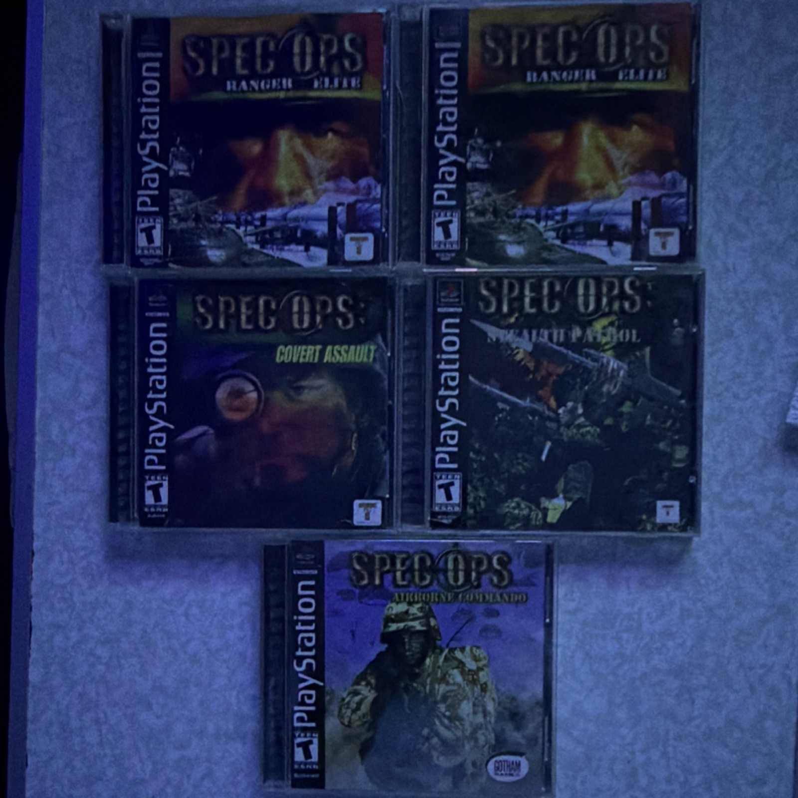 PlayStation 1 Spec Ops 5 Games