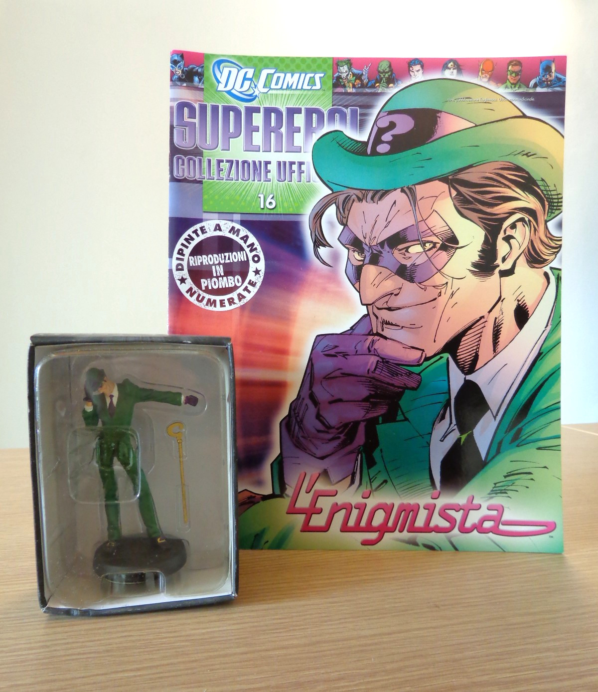 DC Comics Lead Superheroes No.16 The Enigma NEW Eaglemoss Paper ▓