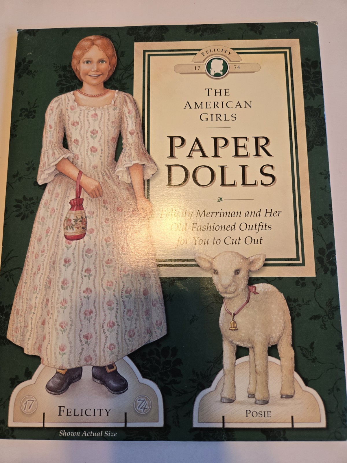 American Girl Felicity Paper Doll Set Never Used