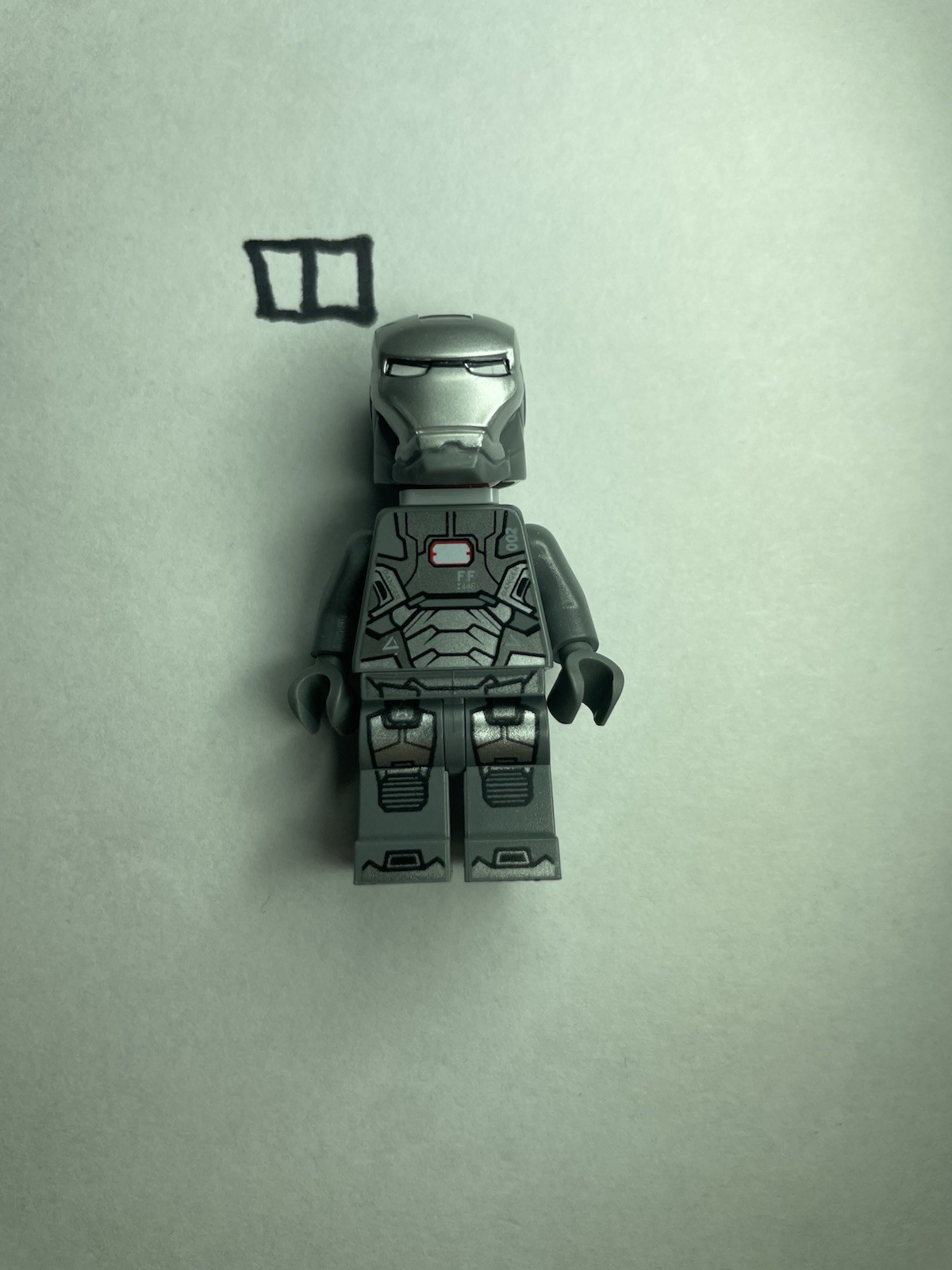 LEGO WAR MACHINE MINIFIGURE SUPER HEROES CAPTAIN AMERICA CIVIL WAR RARE FIG