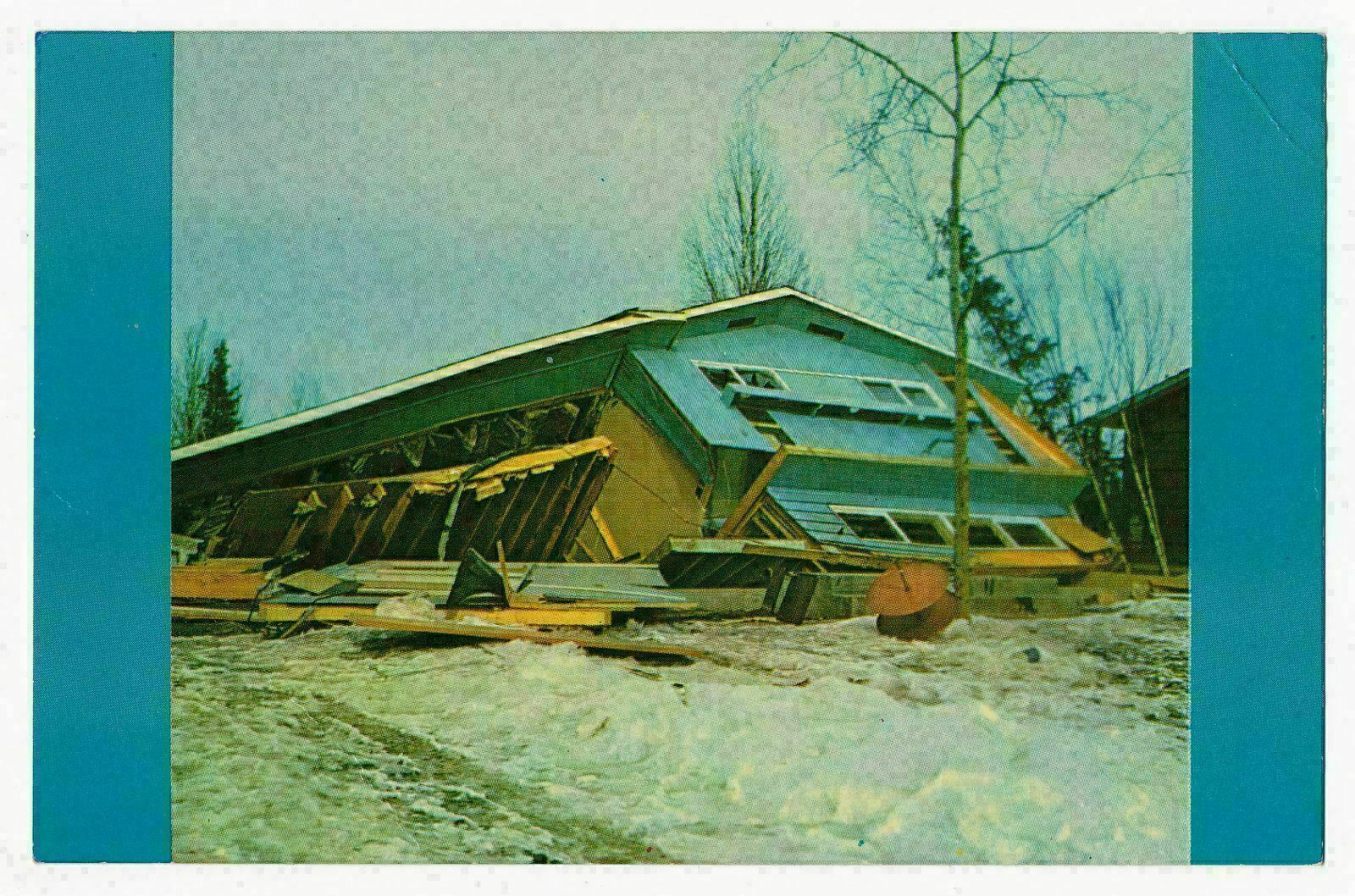Turnagain Residential Area after 1964 Earthquake, Anchorage, Alaska