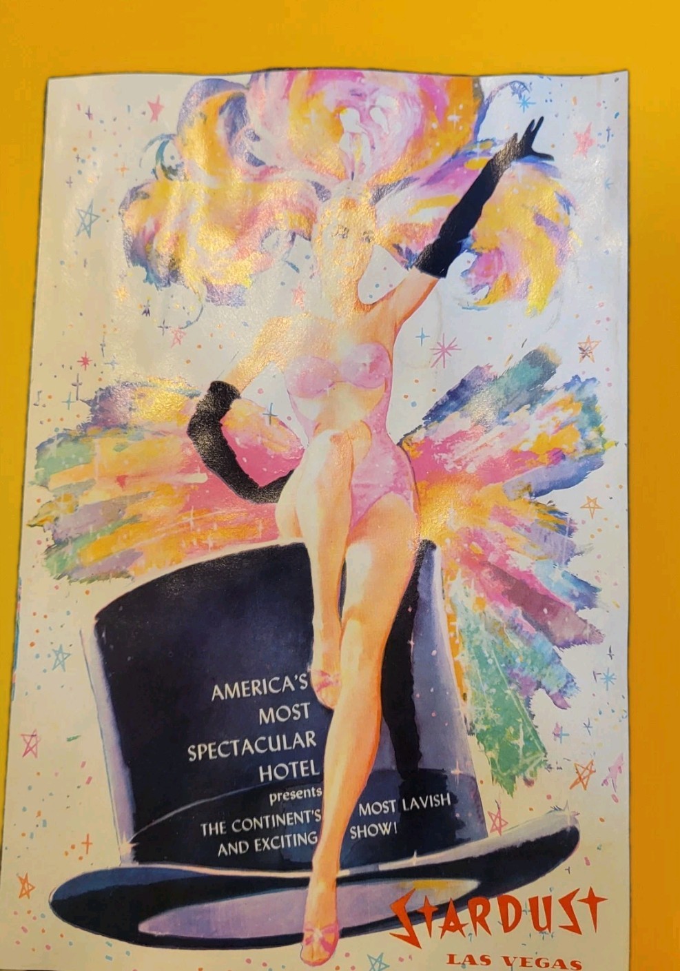 1967 Lido De Paris Sexy Showgirl Program LIDO 67 Stardust Hotel Las Vegas Nevada