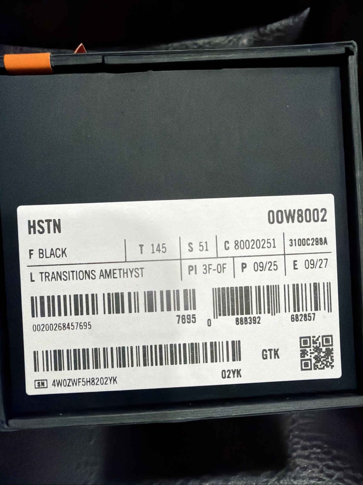 Meta Oakley HSTN Smart Glasses Black Amethyst Transitions 00W8002 NEW / SEALED