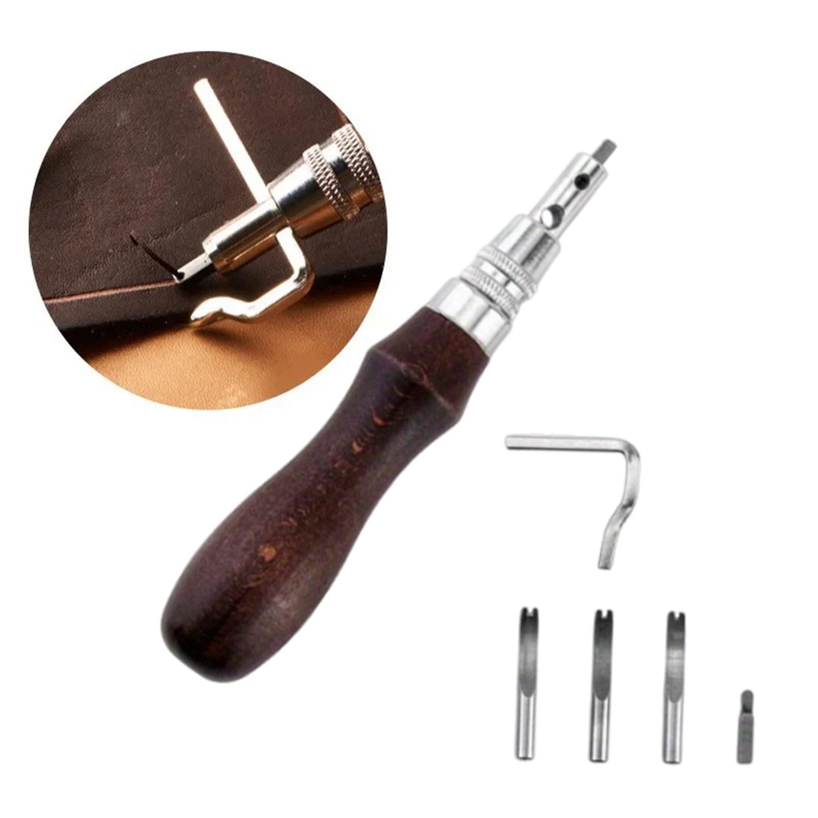 7 in 1 Leather Groover Tool Practical Sturdy Portable Premium Professional