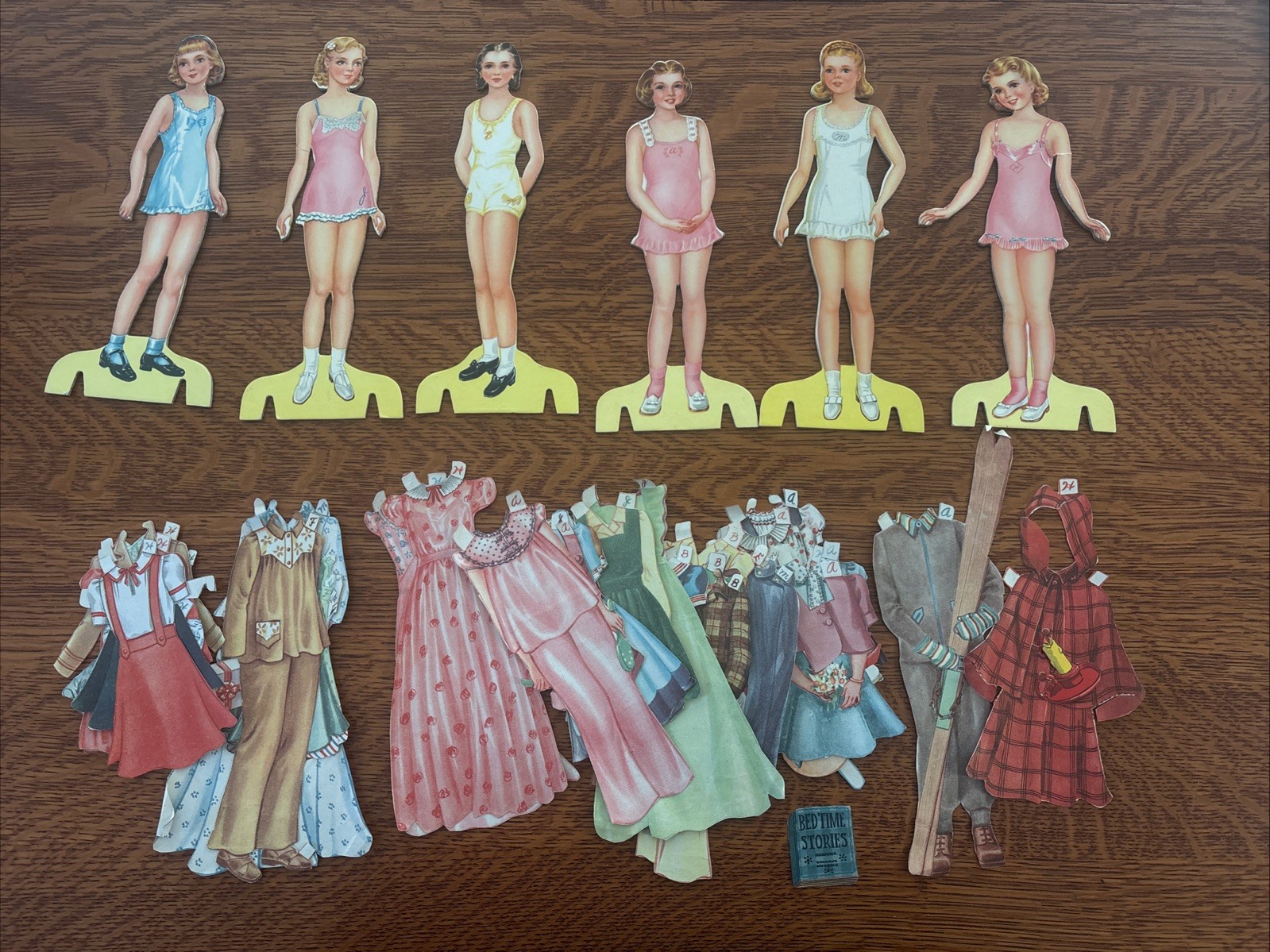 Vintage Paper Dolls + Outfits