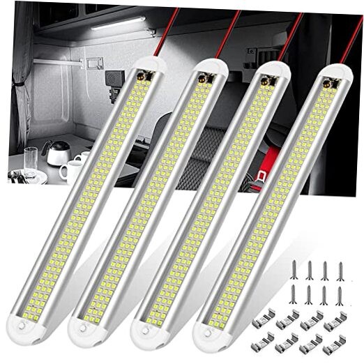 12v LED Interior Light Bar， 120LEDs 1500LM 8W DC 12 Volt led Strip Style 2