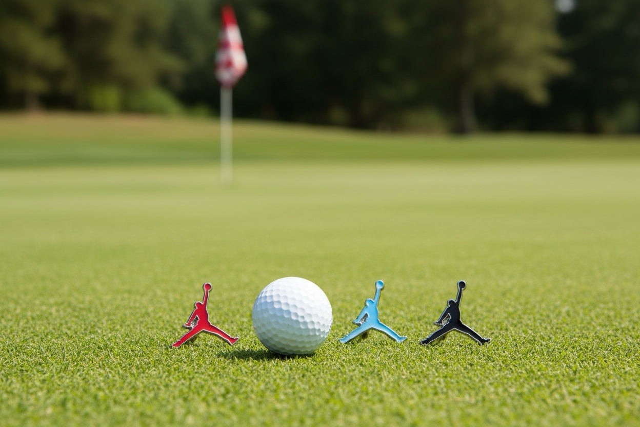 Air Jordan Jumpman 1 Inch Coin Emblem Golf  Ball Markers 10 each color