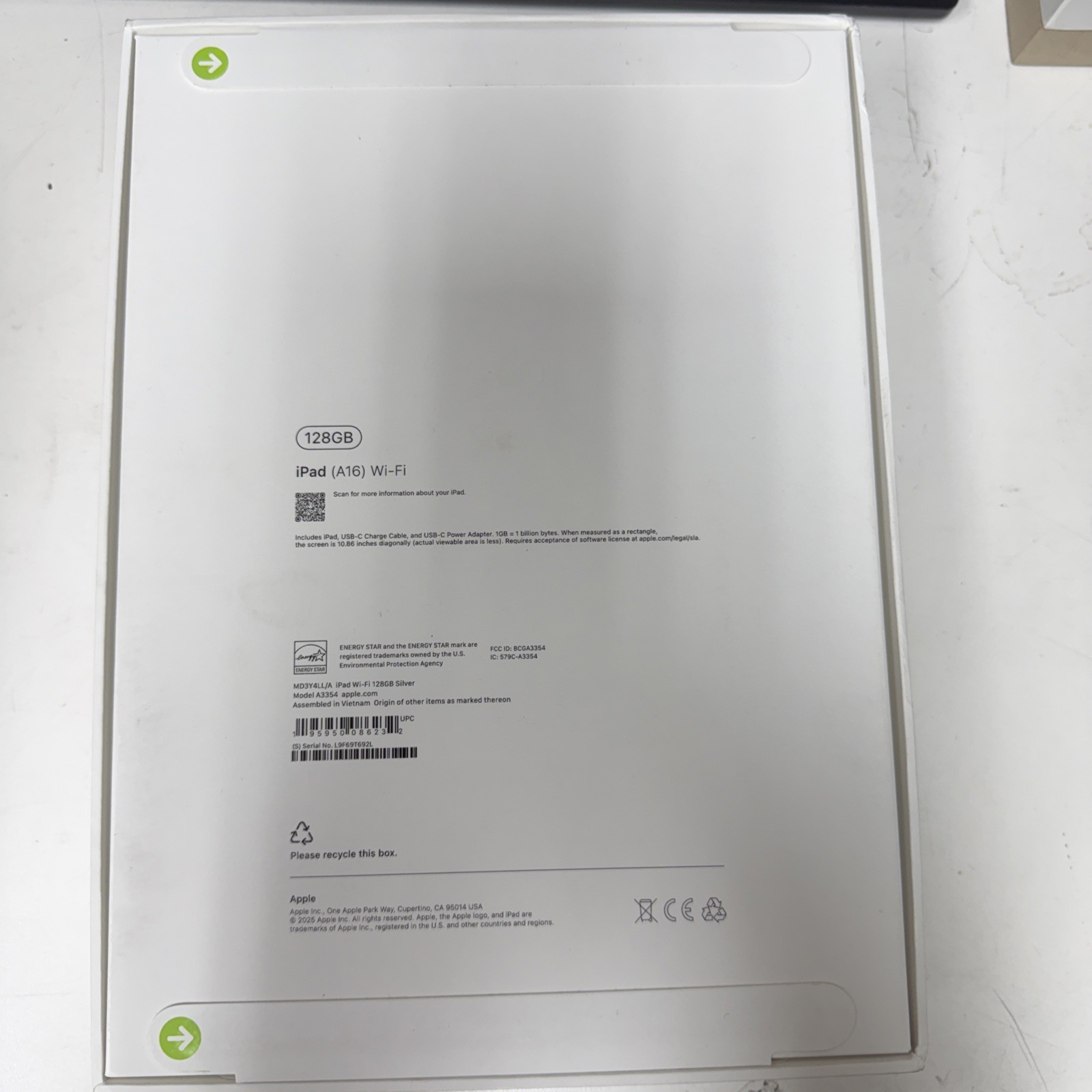 Apple iPad (11th generation) A3354 128 GB, Wi-Fi, 11 in - Silver