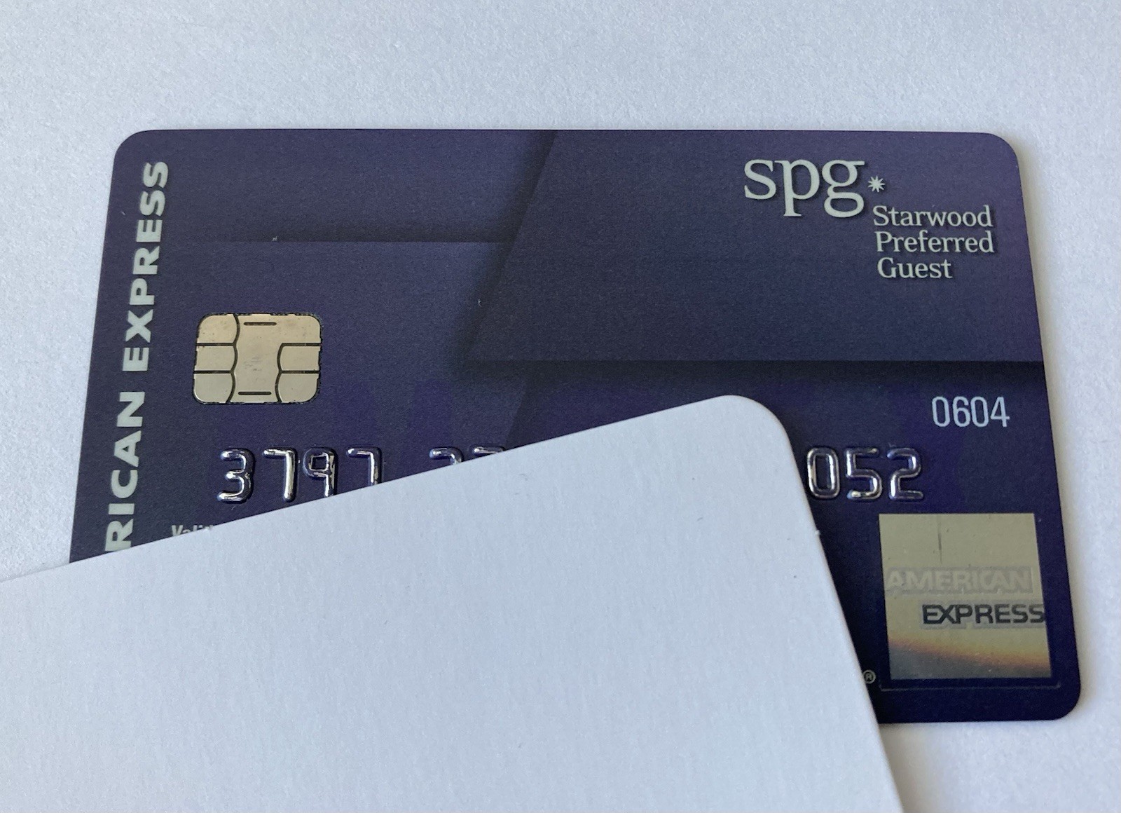 Expired American Express SPG Hotels Credit Card Bank AmEx Purple USA