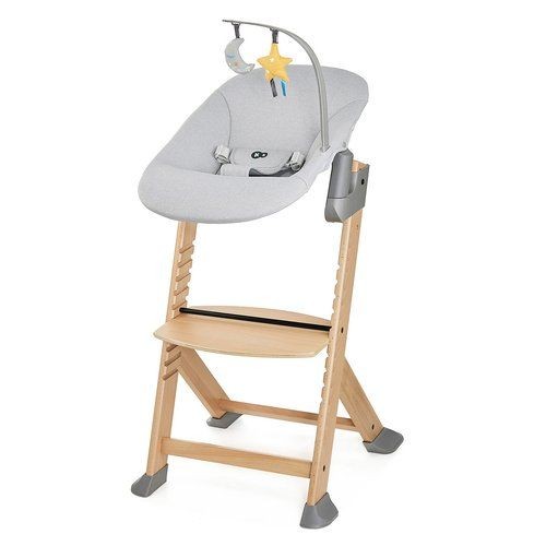 New Kinderkraft KHENCA00GRY0000 ENOCK Evolutionary 4 in 1 High Chair with Lounge Chair