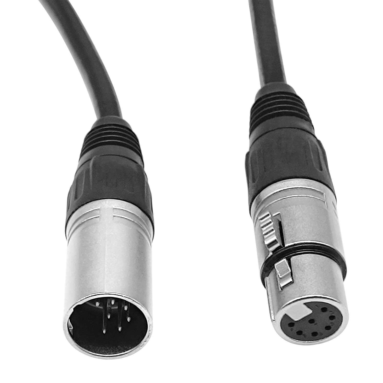 iDhlps 7 Pin XLR Cable, Microphone Cable 7 Male to 10ft/3 Meter 