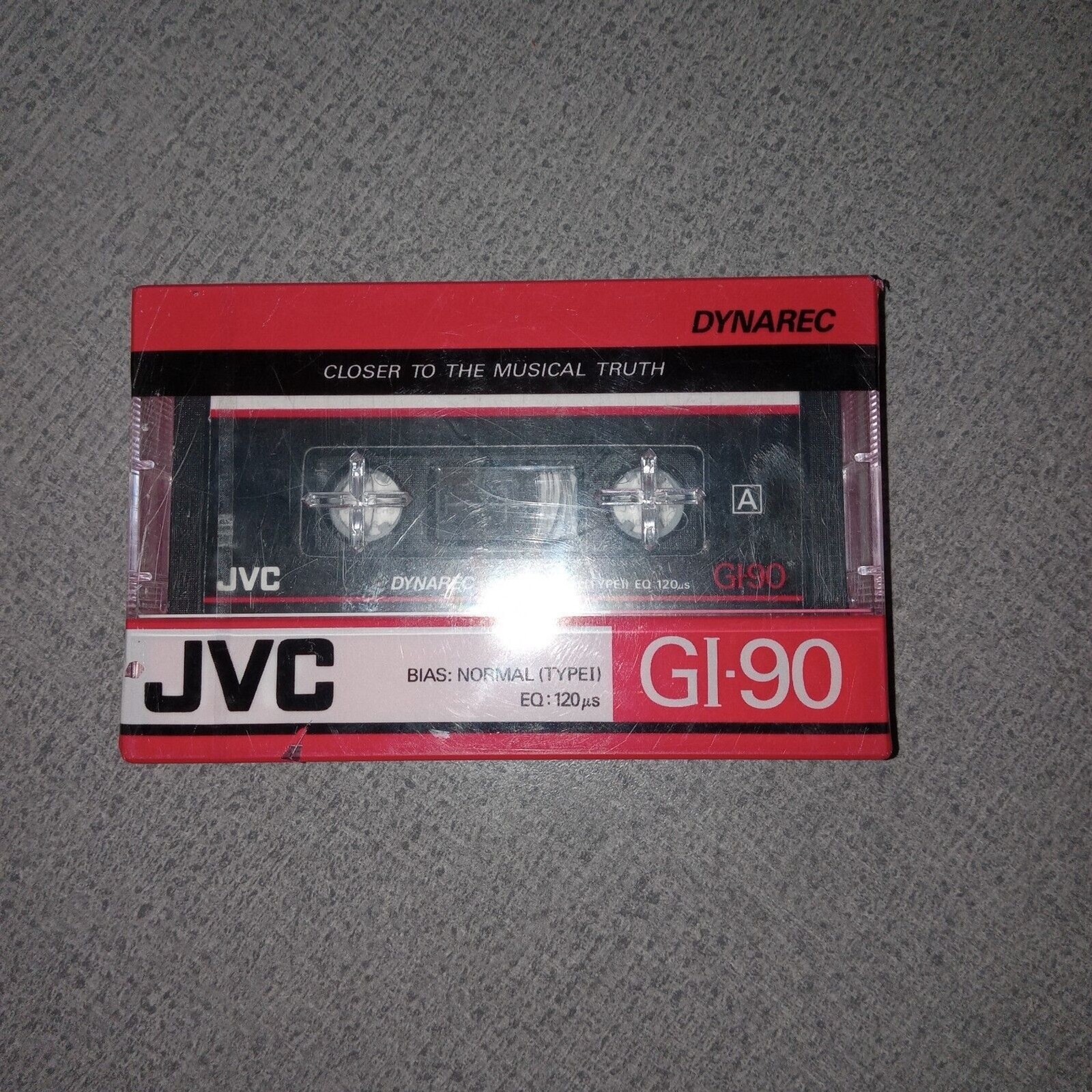 JVC GI-90 Dynarec Blank Cassette Tape New Sealed Bias Normal Type 1