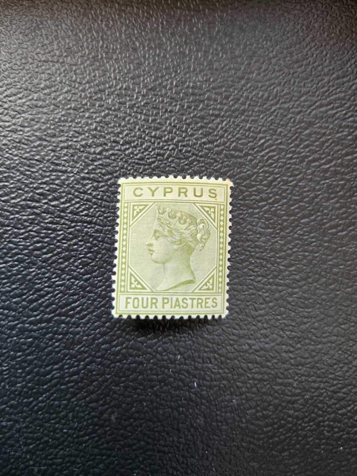 Stamps - Cyprus 1883, Sn CY 23, Queen Victoria, Four Piastres, MLH