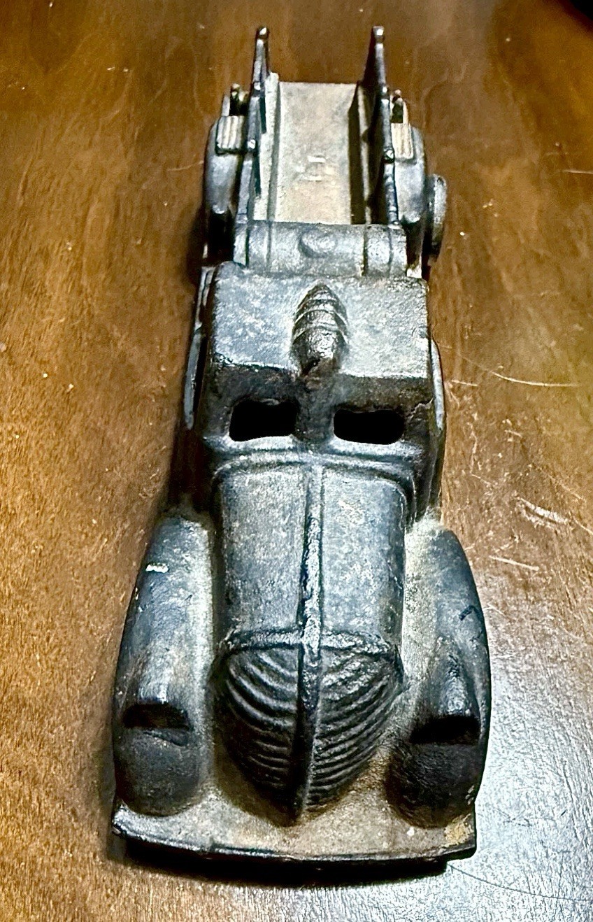 Antique Arcade Style Cast Iron Toy Stake Truck c1930 Farm Utility Truck 9”