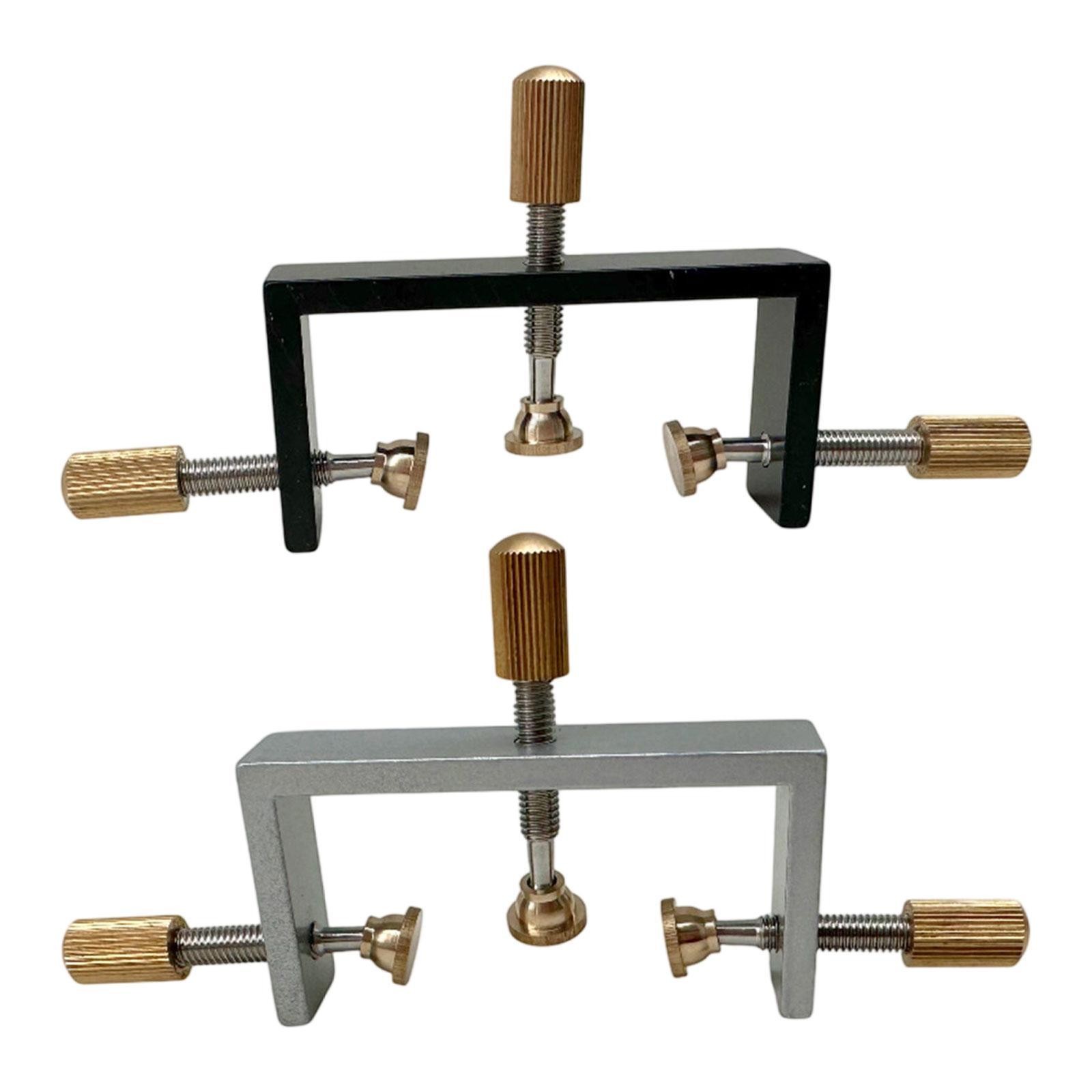Violin Repair Clamp Three Way Aluminum Adjustable Practical Side Crack Clamp