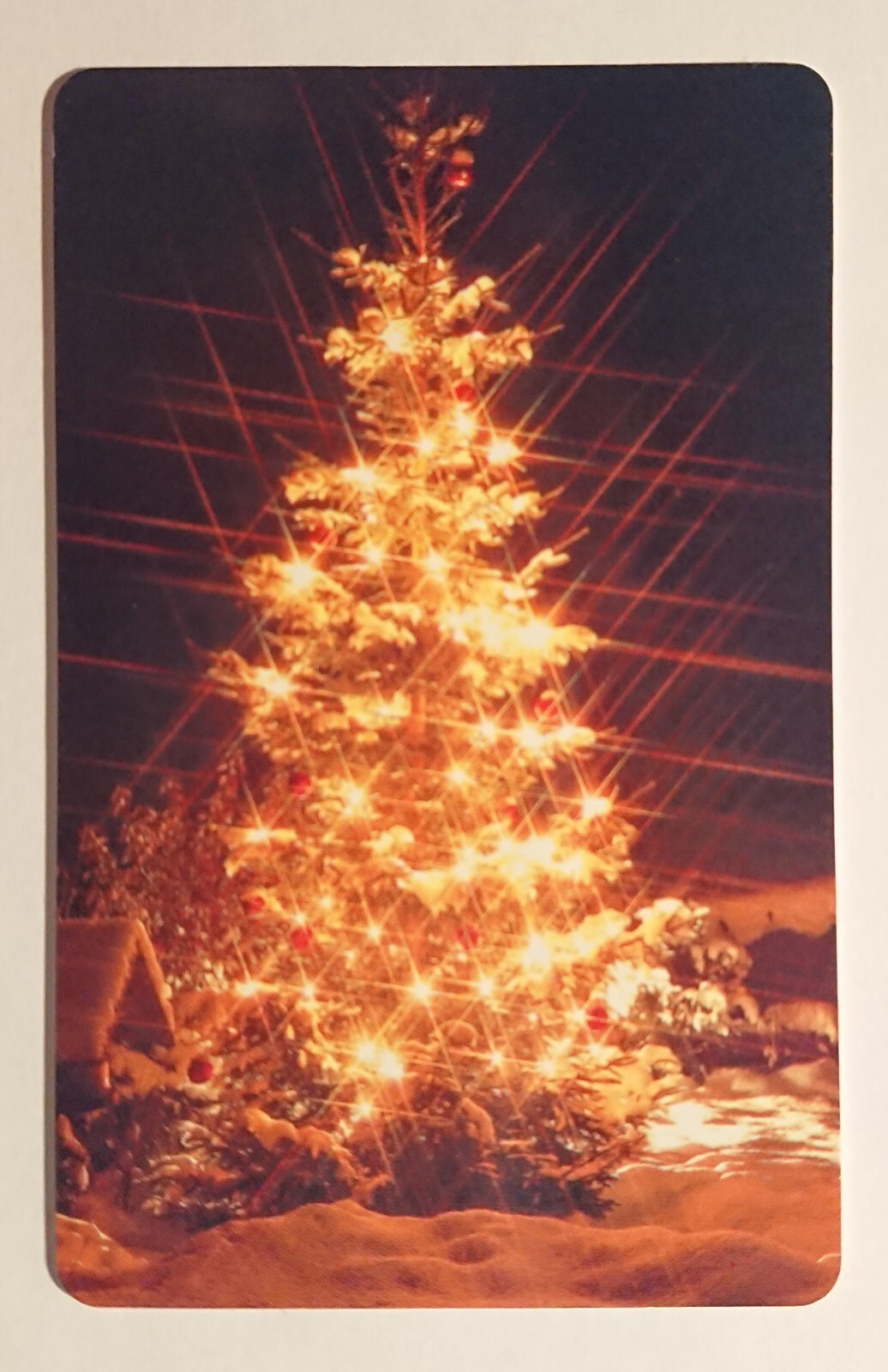 Phone card value card collection card Christmas tree Merry Christmas