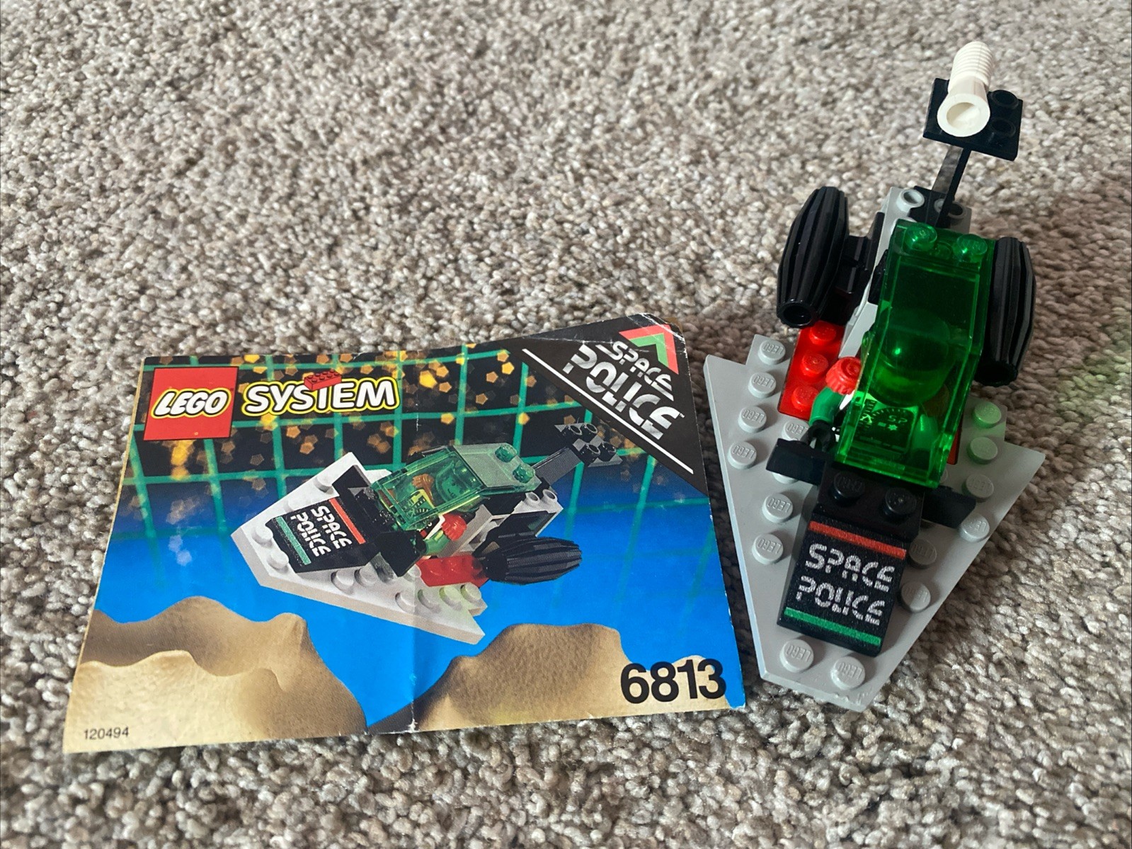 LEGO System Space Police 2 6813 Galactic Chief 100% Complete W/Instructions