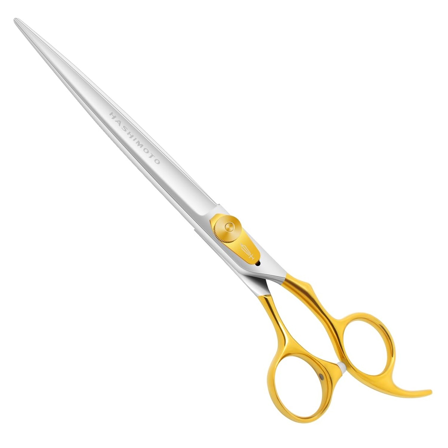 HASHIMOTO Dog Scissors for Large Dog Grooming, 8.0 inch Straight Shears - Lig...