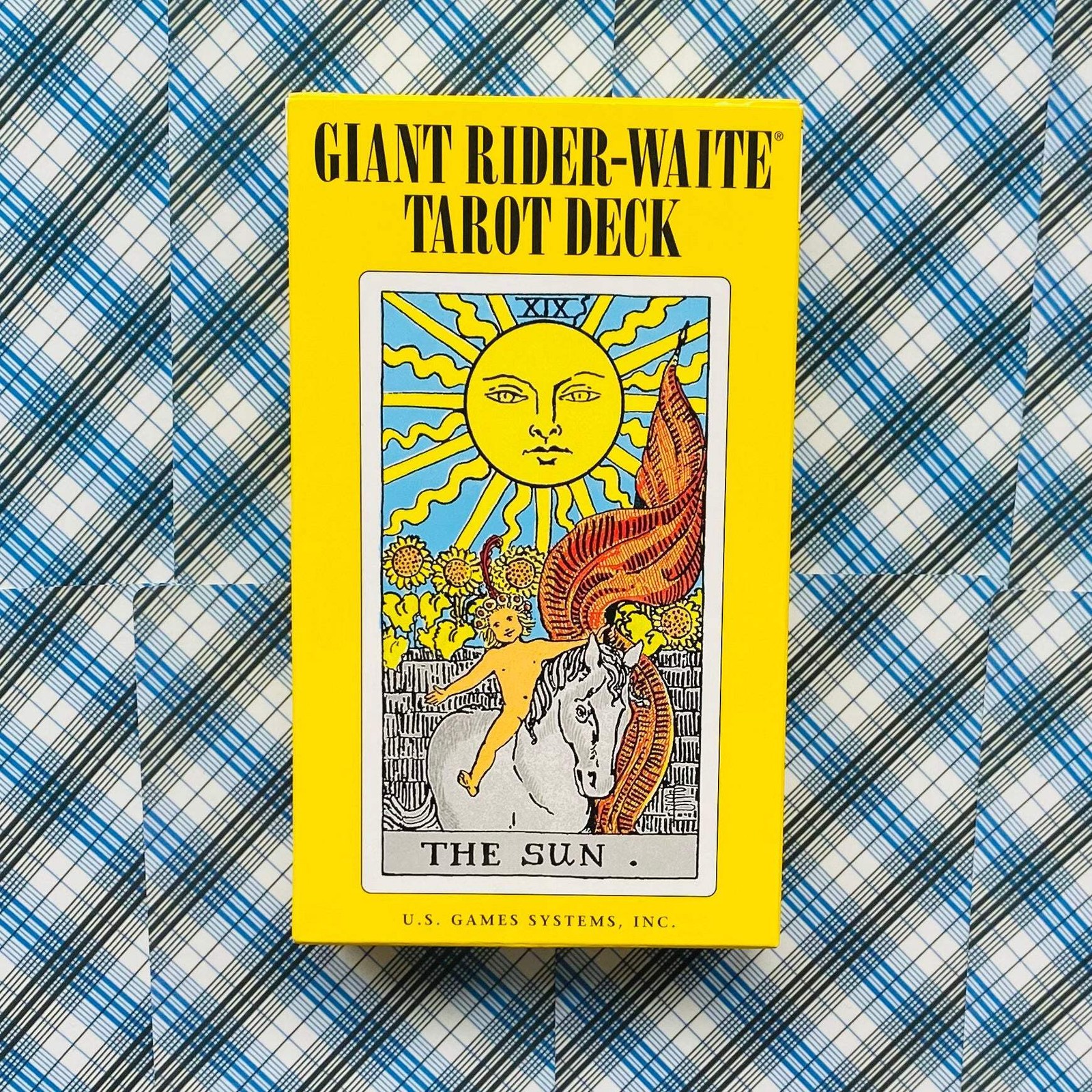 Giant Rider Waite Tarot Deck Cards Esoteric Telling Big Size US Games New