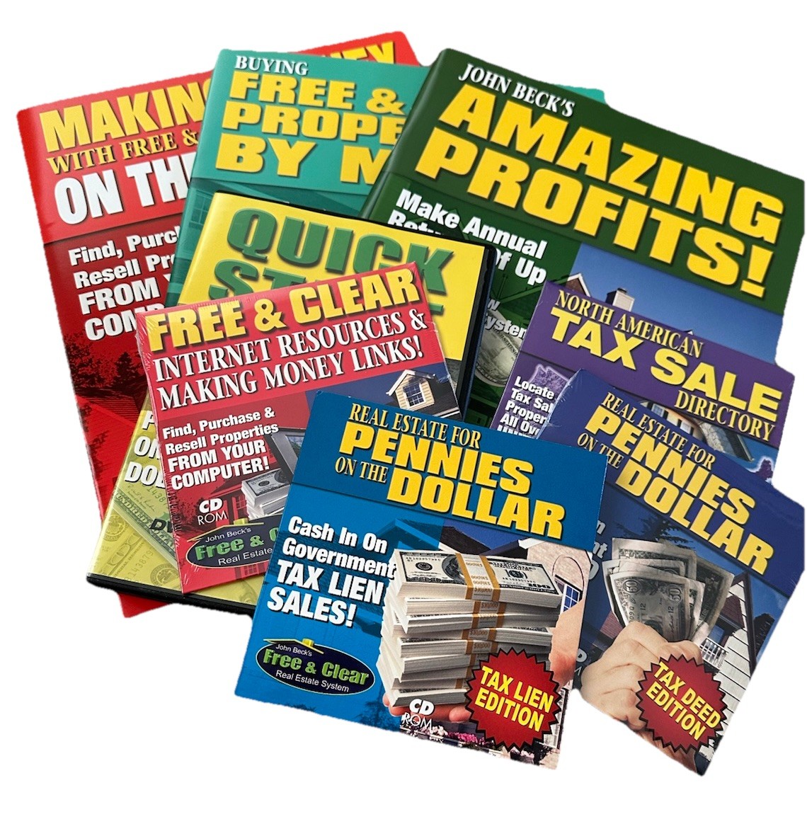 John Becks Free & Clear System Amazing Profits - 3 books, 4 CDs & 1 DVD