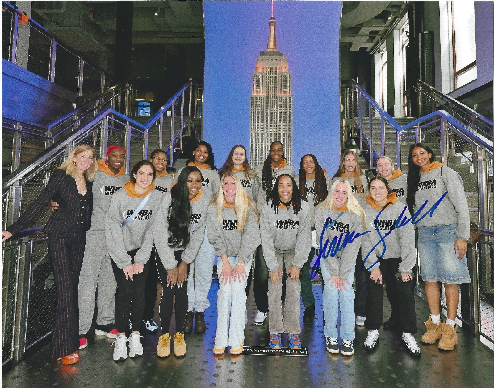 SERENA SUNDELL Signed 8.5 x 11 Photo Signed REPRINT Basketball KANSAS STATE