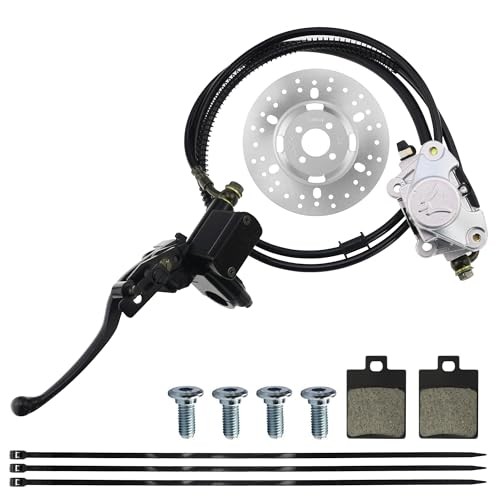  Hydraulic Rear Disc Brake Caliper Master Cylinder with Brake disc and Pads 