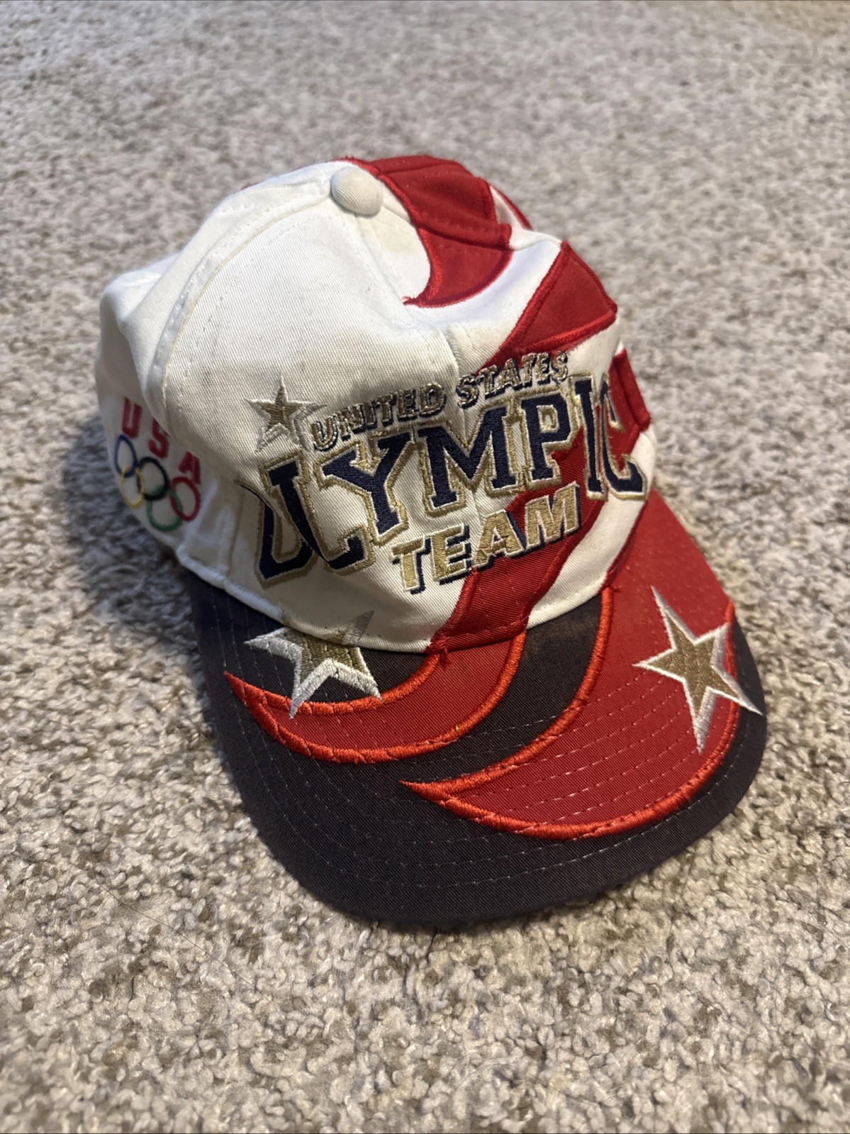 1996 United States Olympic Team Hat Cap Starter Snapback  STARS &STRIPES Vintage