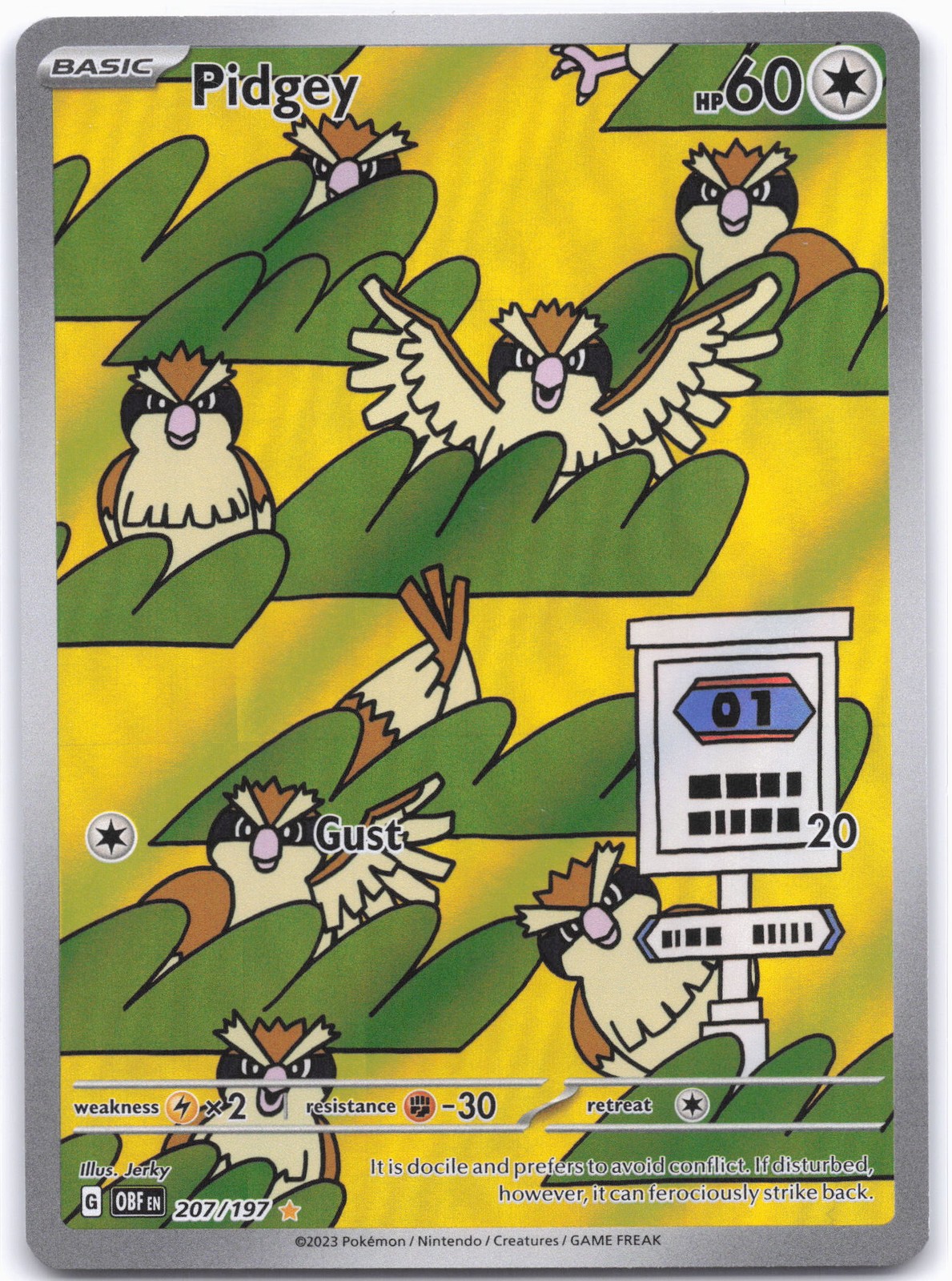 SV03: Obsidian Flames #207/197 Pidgey