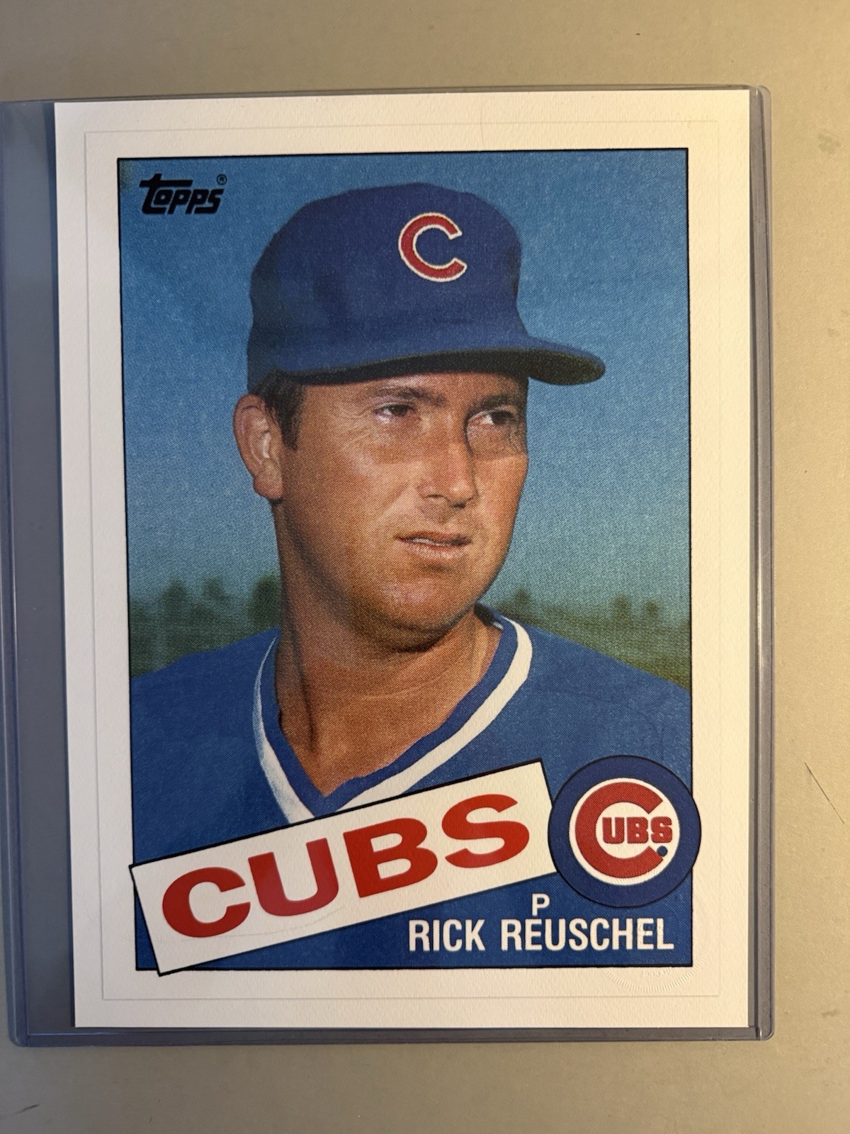 Rick Reuschel 1985 Topps 11X14 Wall Art Poster