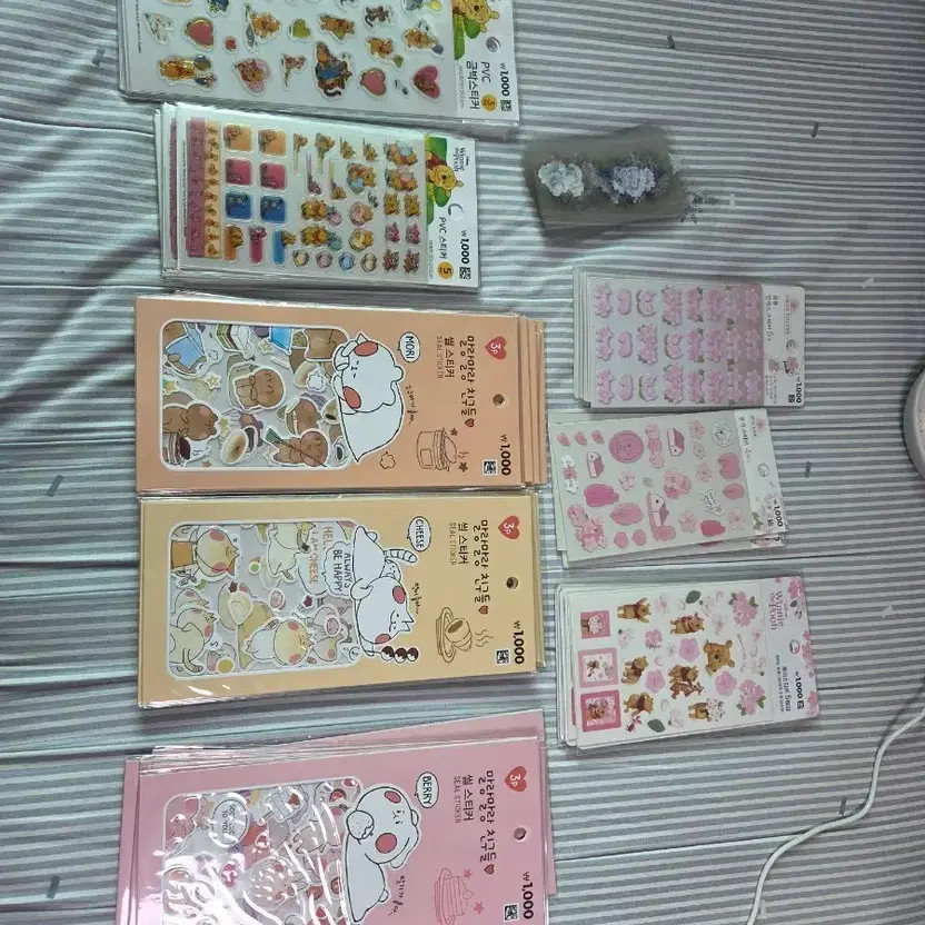 Daiso Sticker Assortment, 48 Pieces, Cute Characters, Unopened