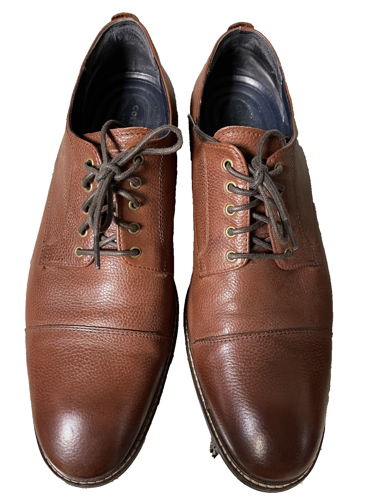 Cole Haan Original Grand Wingtip Oxford Mens US 13 M Brown Leather Shoes C26149