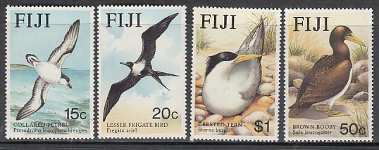 Fidji - Mail Yvert 531/4 ** Mnh Fauna. Birds