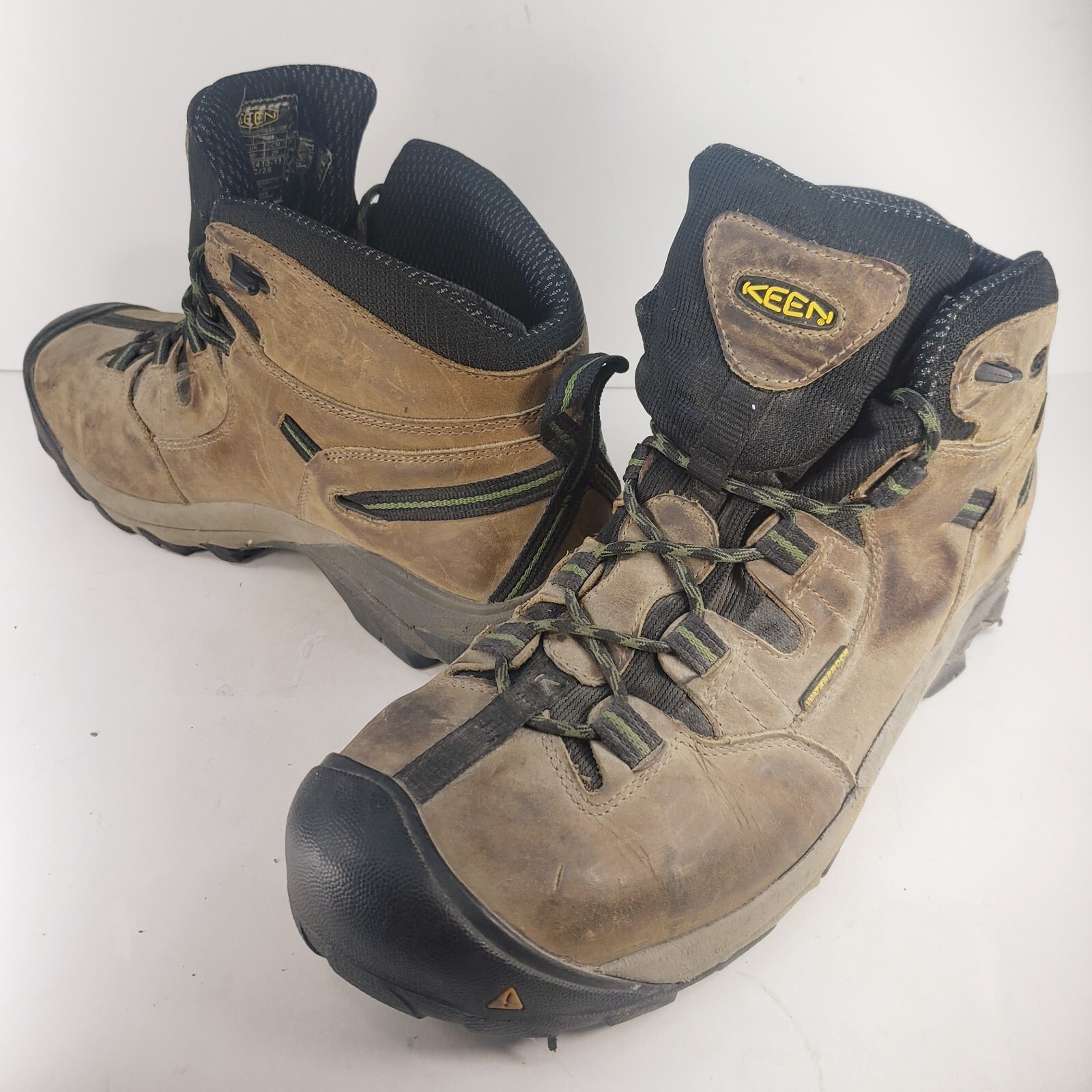 Keen Dover Men's 11M Work Boots Arch Stability Waterproof Composite Toe EH 