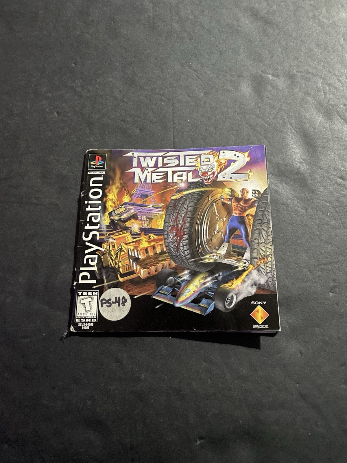 twisted metal 2 ps1 black label Manual only