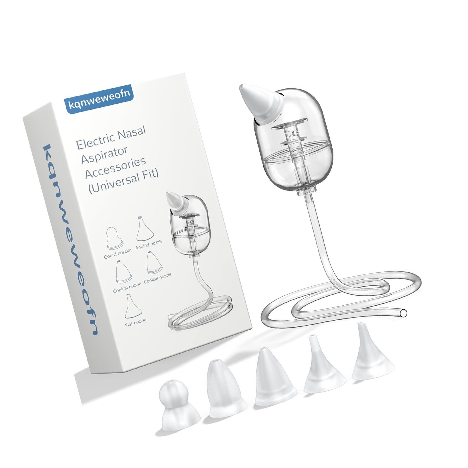 Baby Nasal Aspirator Replacement Parts Silicone Tips & Tubes, Compatible with...