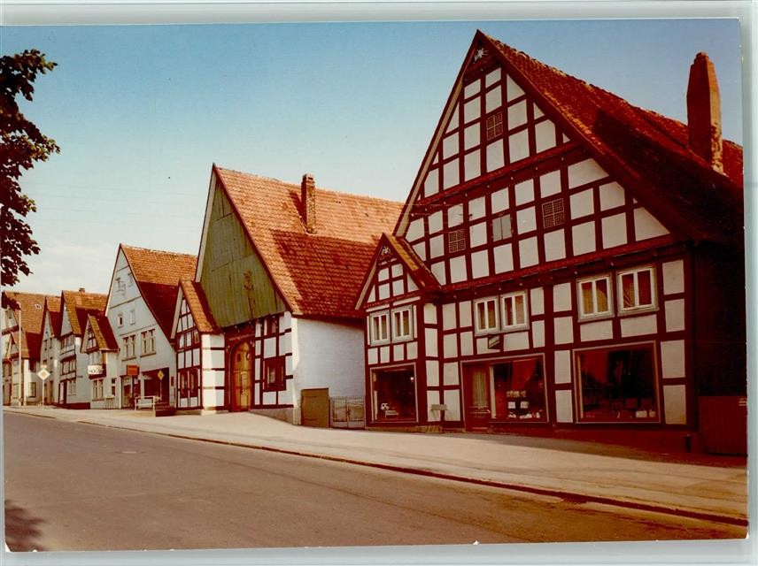 40094734 - 4924 Barntrup half-timbered house Mittelstrasse
